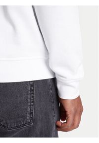 Karl Lagerfeld - KARL LAGERFELD Bluza 705091 553917 Biały Regular Fit. Typ kołnierza: dekolt w karo. Kolor: biały. Materiał: bawełna