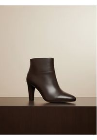 Gino Rossi Botki EO-SARA-121926 Brązowy. Kolor: brązowy. Materiał: skóra #3