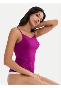 Triumph Top Beauty Layers 10227206 Różowy Slim Fit. Kolor: różowy. Materiał: wiskoza #5