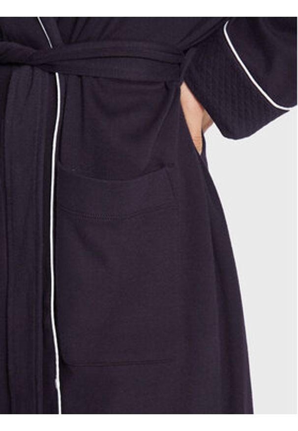 Lauren Ralph Lauren Szlafrok I814193 Granatowy. Kolor: niebieski. Materiał: bawełna