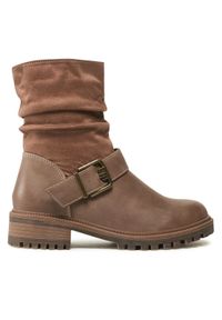 Clara Barson Botki WS5600-11 Brązowy. Kolor: brązowy. Materiał: skóra #1