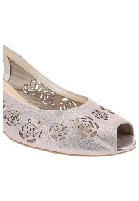 Exquisite - Sandały EXQUISITE 1050 Grid Róż. Kolor: różowy. Styl: elegancki #4
