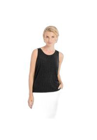 Damski tank top Protest Fields. Okazja: na co dzień. Kolor: czarny. Styl: casual