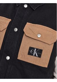 Calvin Klein Jeans Kamizelka J30J323388 Czarny Regular Fit. Kolor: czarny. Materiał: sztruks, bawełna