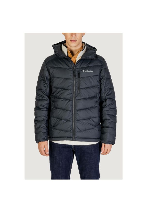 columbia - Kurtka puchowa Mężczyzna COLUMBIA Labyrinth Loop™ II Hooded. Typ kołnierza: kaptur. Kolor: czarny. Materiał: puch
