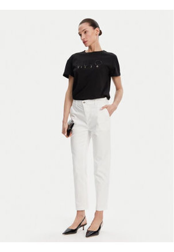 Liu Jo T-Shirt WA5007 JS923 Czarny Relaxed Fit. Kolor: czarny. Materiał: bawełna