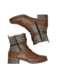 Mustang Trzewiki 1229-510 Brązowy. Kolor: brązowy. Materiał: materiał #7