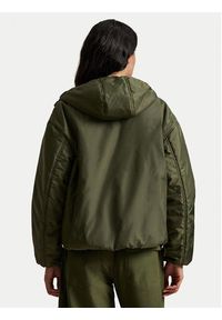 Polo Ralph Lauren Kurtka przejściowa 211A93243001 Zielony Relaxed Fit. Typ kołnierza: polo. Kolor: zielony. Materiał: syntetyk #4