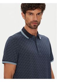 Michael Kors Polo CS550V85KS Granatowy Regular Fit. Typ kołnierza: polo. Kolor: niebieski. Materiał: bawełna