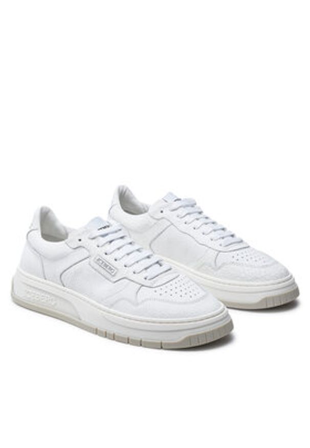 Iceberg Sneakersy Clock IU1687 Biały. Kolor: biały. Materiał: skóra