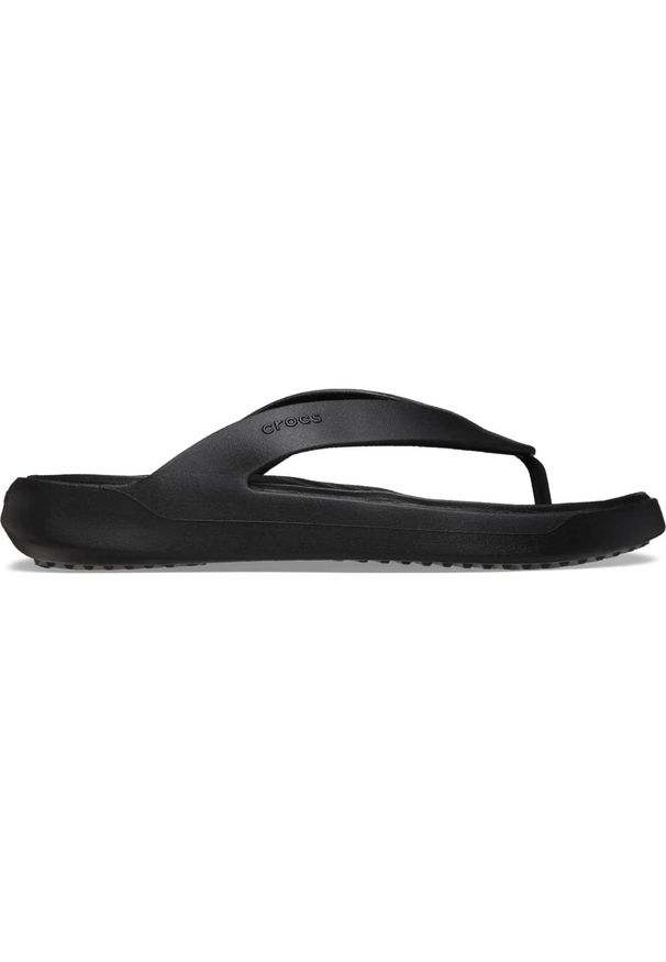 Japonki damskie Crocs Getaway Flip. Okazja: na plażę. Kolor: czarny. Styl: sportowy