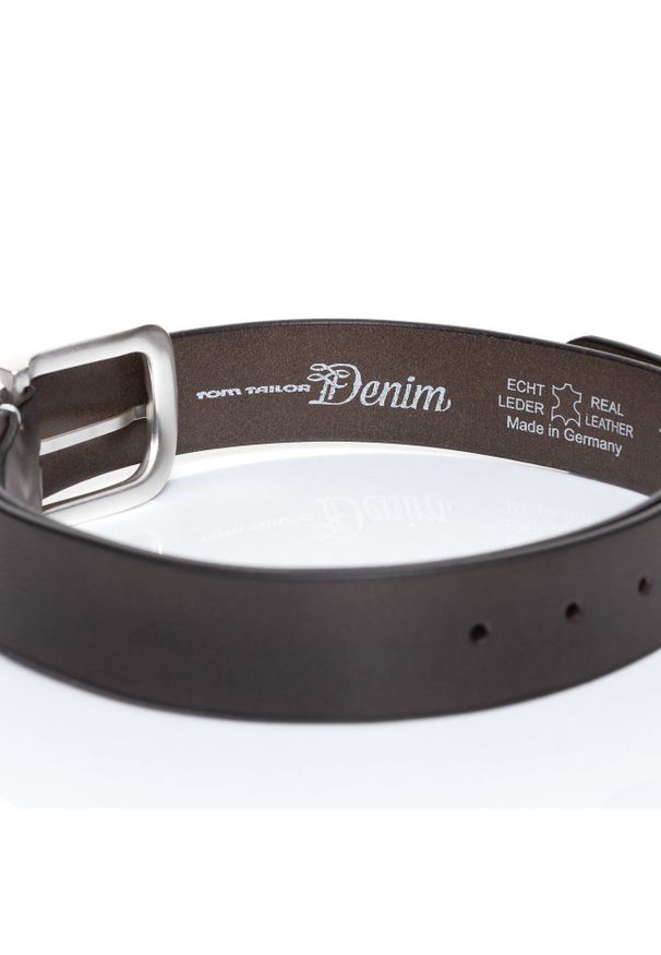 Tom Tailor - TOM TAILOR PASEK SKÓRZANY TM0174H51 690 40mm Gürtel. Materiał: skóra. Wzór: paski. Styl: klasyczny