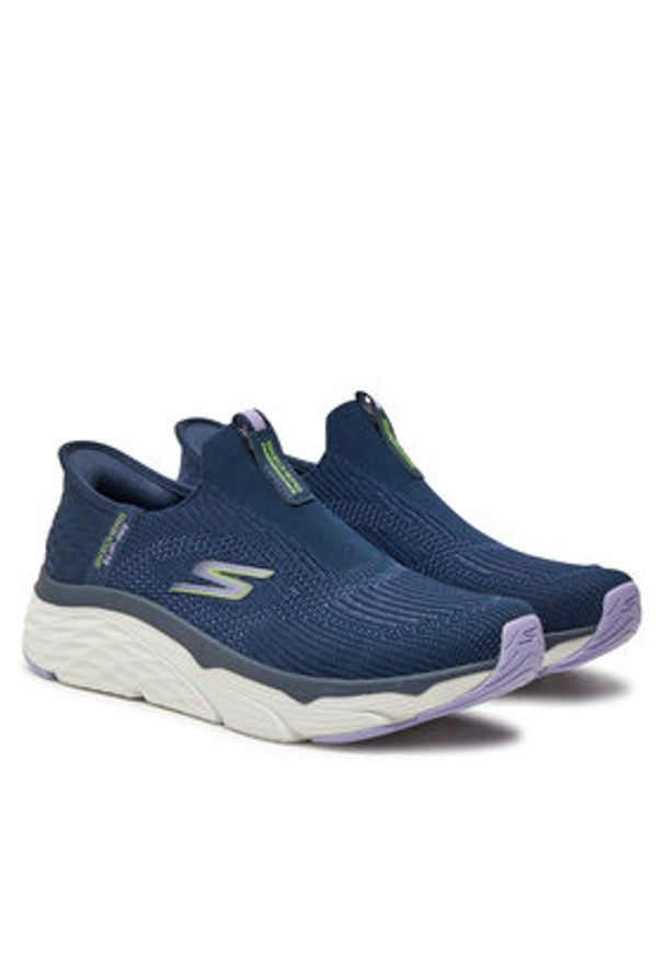 skechers - Skechers Sneakersy Smooth Transition 128571/NVLV Granatowy. Kolor: niebieski. Materiał: materiał, mesh