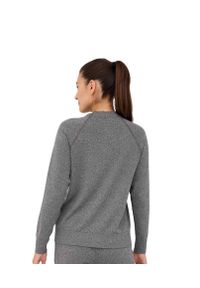 Bluza damska wełniana Brubeck OUTDOOR MERINO. Kolor: szary. Materiał: wełna, poliamid, poliester, elastan. Sport: outdoor