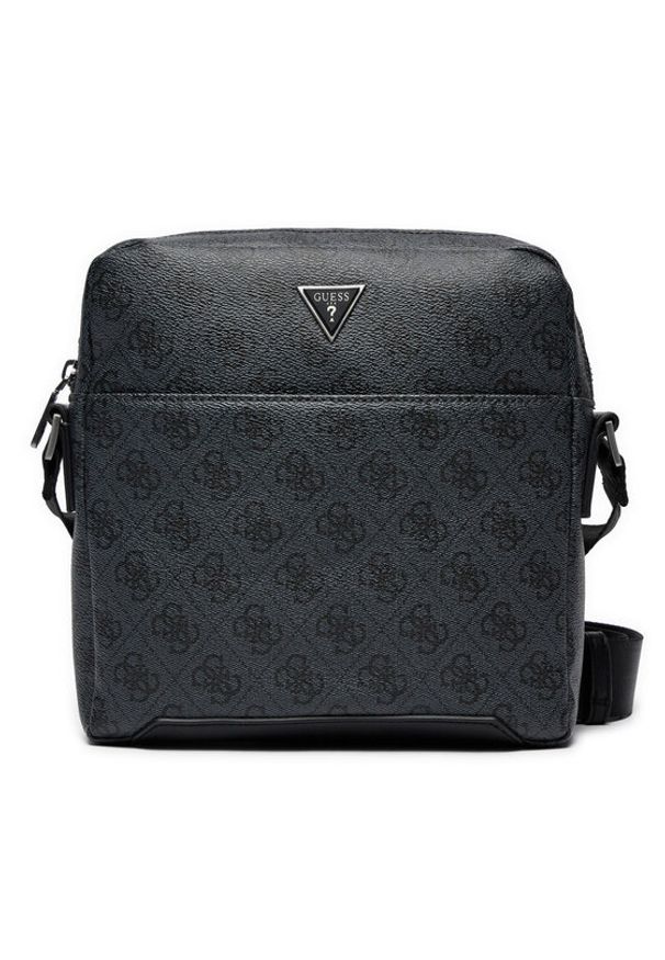 Guess Saszetka Torino HMTOLO P4258 Czarny. Kolor: czarny. Materiał: skóra