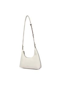 Calvin Klein Torebka Foil Logo Conv Shou?Lder Bag LV04F3272G Biały. Kolor: biały. Materiał: skórzane #4