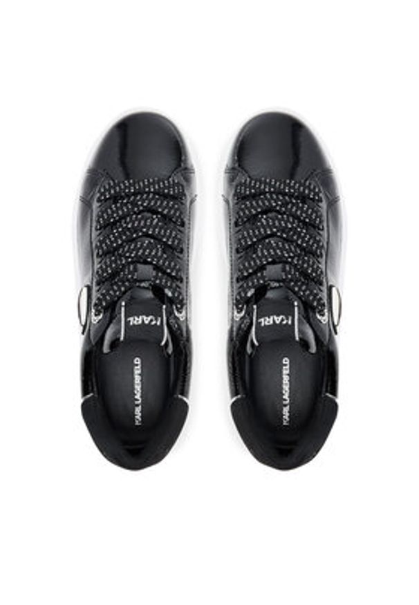 Karl Lagerfeld - KARL LAGERFELD Sneakersy KL67531 Czarny. Kolor: czarny. Materiał: skóra