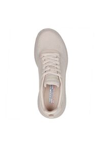 skechers - Buty Skechers Memory Foam Bobs Squad Chaos W 117209 Nude beżowy. Kolor: beżowy. Materiał: dzianina, guma, materiał. Szerokość cholewki: normalna #3