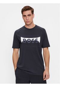 BOSS - Boss T-Shirt Tee 2 50514527 Granatowy Regular Fit. Kolor: niebieski. Materiał: syntetyk #1