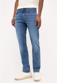 Mustang - Męskie Spodnie Jeansowe MUSTANG Orlando Slim Denim Blue 1014860 5000 884