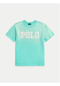 Polo Ralph Lauren T-Shirt 211935591003 Zielony Regular Fit. Typ kołnierza: polo. Kolor: zielony. Materiał: bawełna #5