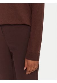 Weekend Max Mara Golf Kiku 2525366012 Brązowy Regular Fit. Typ kołnierza: golf. Kolor: brązowy. Materiał: jedwab #3