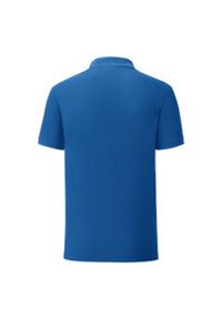 FRUIT OF THE LOOM - Koszulka Polo Męska Iconic. Typ kołnierza: polo. Kolor: niebieski