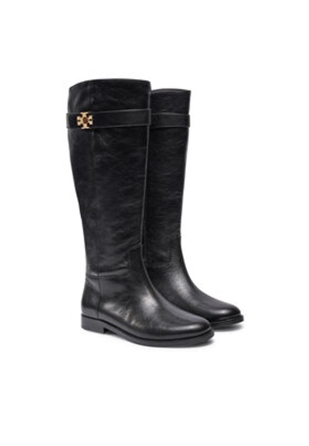 Tory Burch Kozaki Destription 158799-006 Czarny. Kolor: czarny. Materiał: skóra