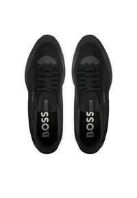 BOSS Sneakersy Mono 50523113 Czarny. Kolor: czarny. Materiał: materiał #4