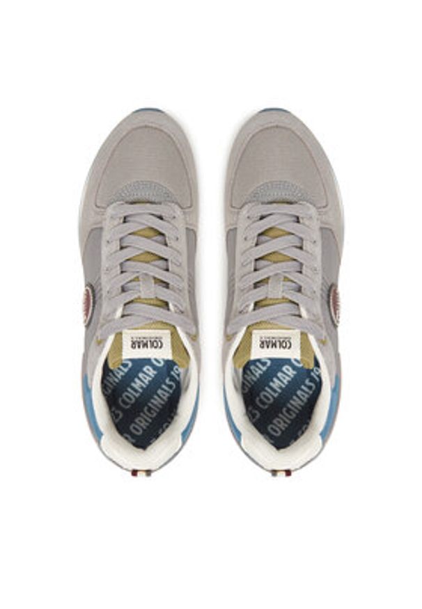 Colmar Sneakersy Authentic SS25/065 Szary. Kolor: szary. Materiał: zamsz, skóra