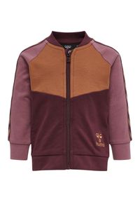 Dziecięca bluza dresowa z zamkiem błyskawicznym Hummel Puk. Kolor: czerwony, wielokolorowy, różowy. Materiał: dresówka