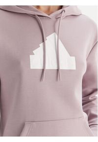 Adidas - adidas Bluza Future Icons Badge of Sport IS3641 Fioletowy Regular Fit. Kolor: fioletowy. Materiał: bawełna. Styl: sportowy #4