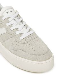 D.A.T.E. Sneakersy Court W421-CP-HA Beżowy. Kolor: beżowy. Materiał: zamsz, skóra #5
