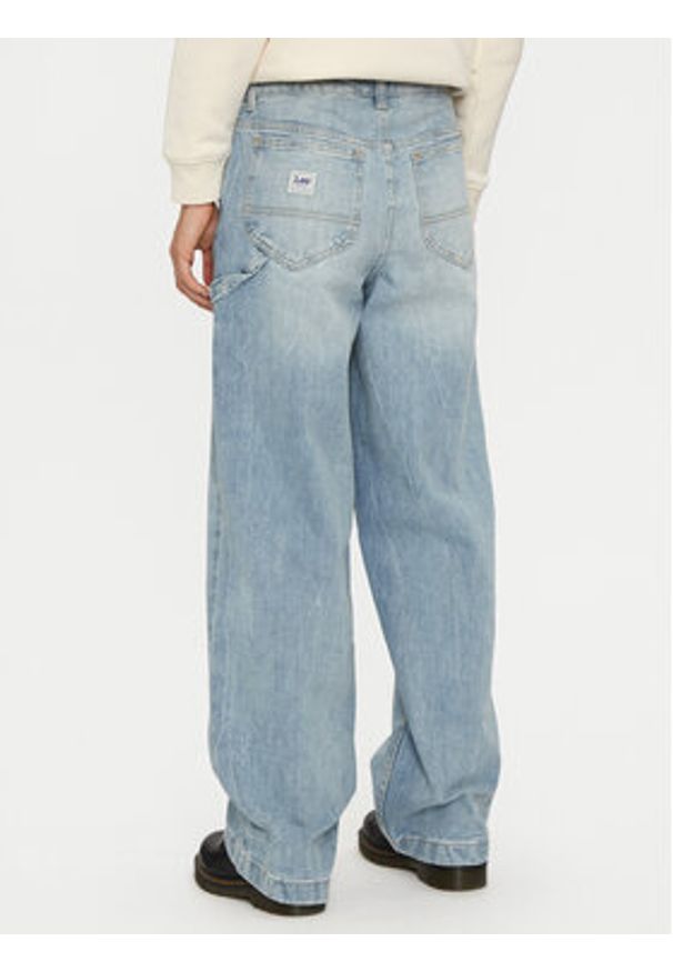 Lee Jeansy Carpenter 112355208 Niebieski Loose Fit. Kolor: niebieski
