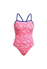 FUNKITA - Strój pływacki jednoczęściowy damski Funkita Single Strap One Piece. Kolor: różowy #1