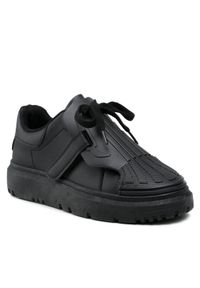 Jenny - JENNY Sneakersy TS5193-01 Czarny. Kolor: czarny. Materiał: skóra