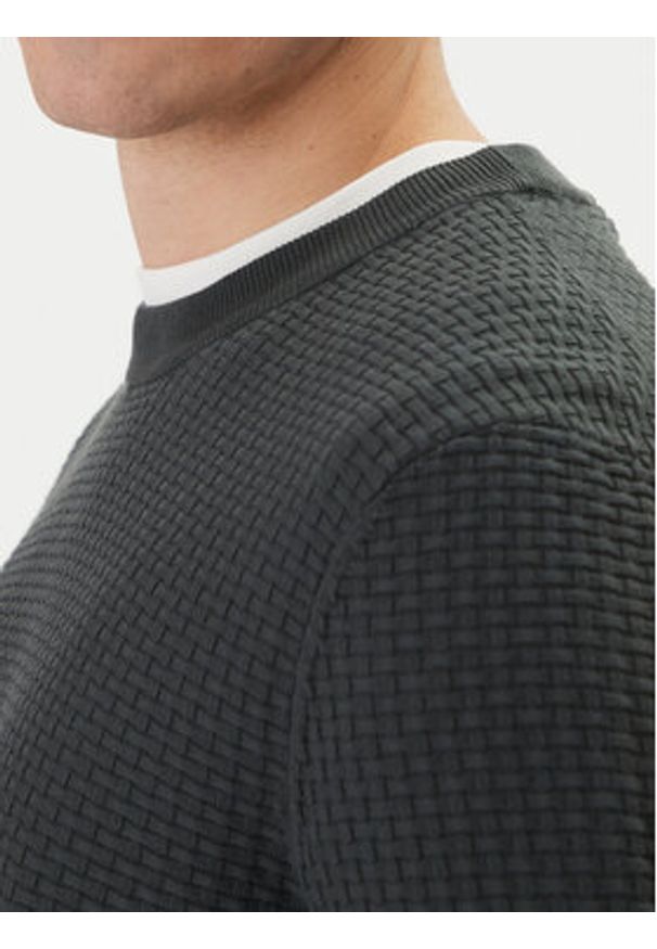 BOSS Sweter H-Imberto 50545283 Zielony Regular Fit. Kolor: zielony. Materiał: bawełna