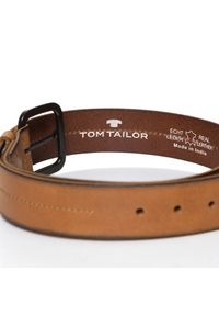 Tom Tailor - TOM TAILOR PASEK SKÓRZANY TG1027H53 0645 40mm Gürtel. Materiał: skóra