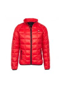 PEAK MOUNTAIN - Kurtka narciarska dla dzieci Peak Mountain. Kolor: czerwony. Materiał: puch. Sezon: zima. Styl: sportowy #1
