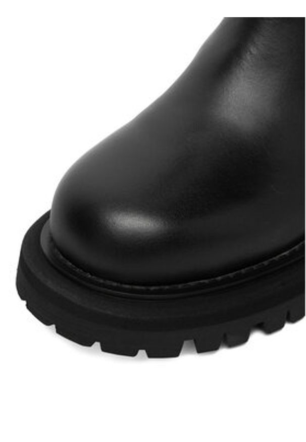 G-Star RAW - G-Star Raw Botki EO-ERVA-LT2520-101 Czarny. Kolor: czarny. Materiał: skóra