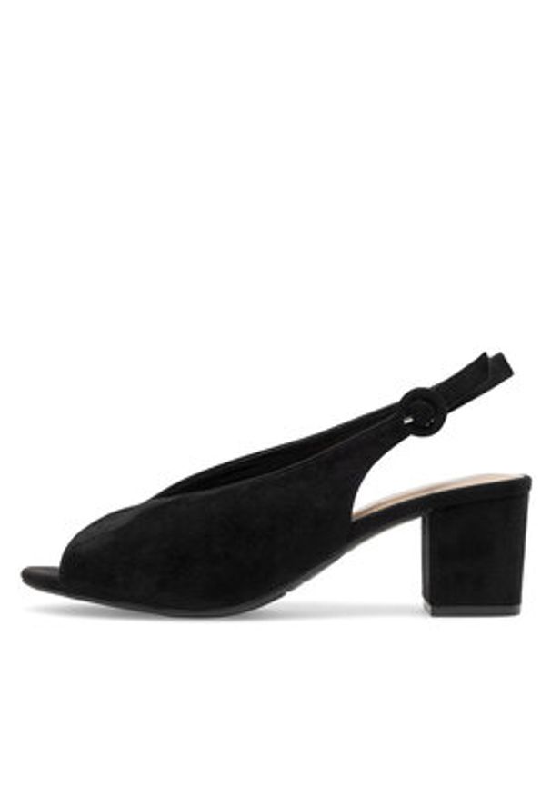 Clara Barson Sandały LS6019-01 Czarny. Kolor: czarny. Materiał: materiał