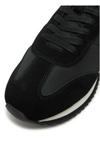 Calvin Klein Sneakersy Low Top Lace Up Mix HM0HM01667 Czarny. Kolor: czarny. Materiał: skóra