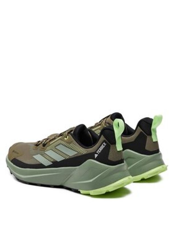 Adidas - adidas Sneakersy Terrex Trailmaker 2.0 GORE-TEX Hiking IE5150 Khaki. Kolor: brązowy. Materiał: skóra. Technologia: Gore-Tex. Model: Adidas Terrex