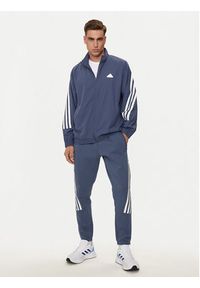 Adidas - adidas Bluza Future Icons 3-Stripes IR9237 Niebieski Loose Fit. Kolor: niebieski. Materiał: syntetyk #2