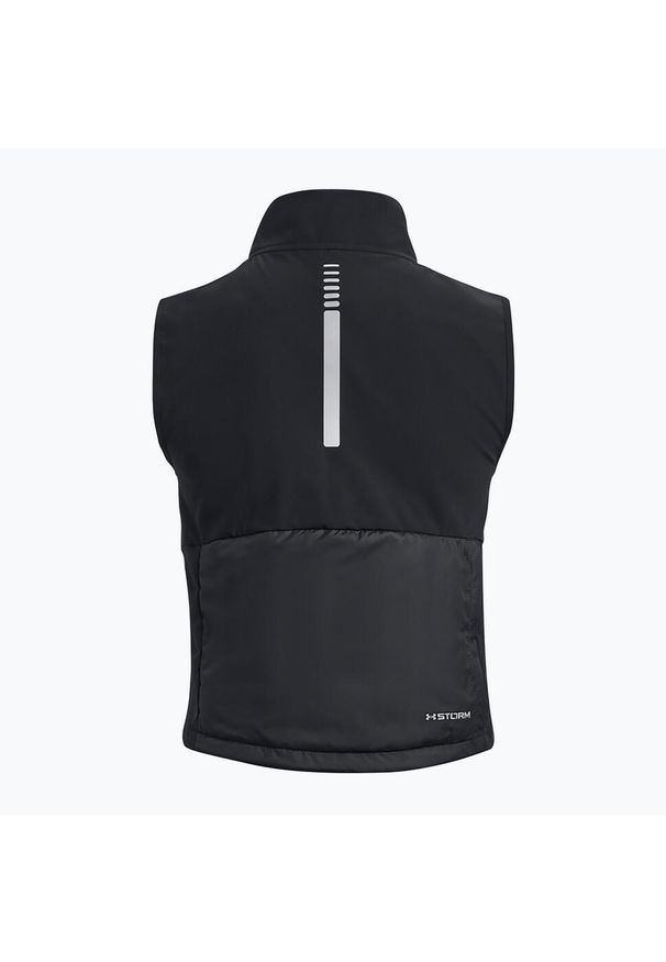 Bezrękawnik do biegania Under Armour Launch Insulated. Kolor: czarny. Długość rękawa: bez rękawów. Sport: bieganie
