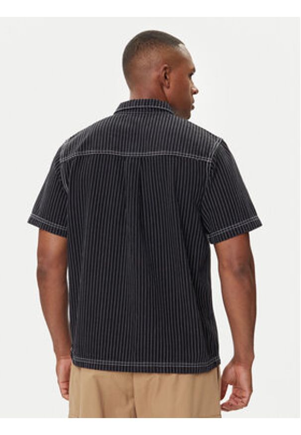 Adidas - adidas Polo Wabash JW0171 Czarny Loose Fit. Typ kołnierza: polo. Kolor: czarny. Materiał: bawełna