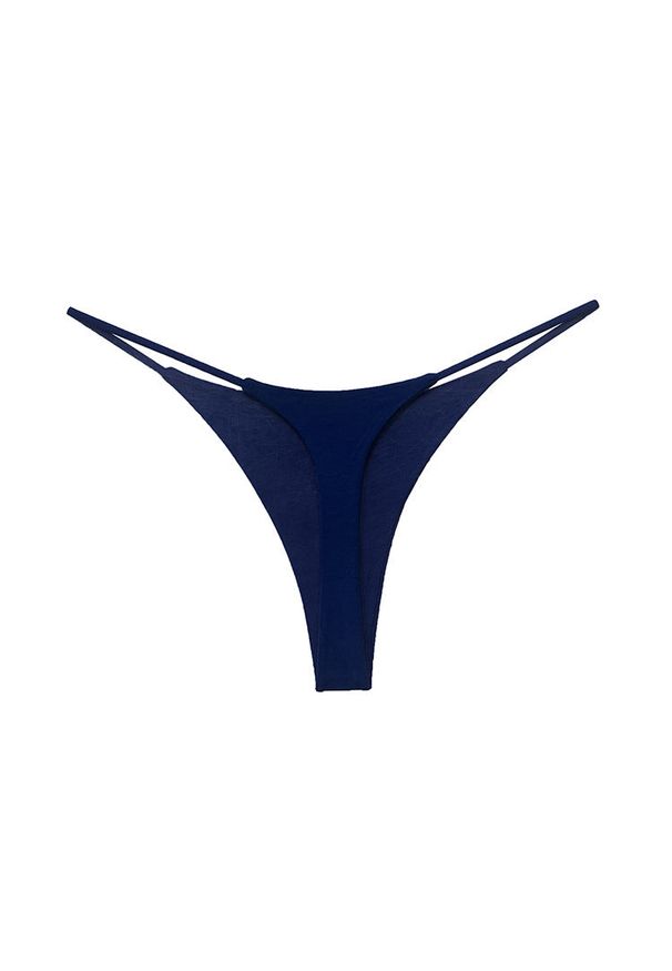 Intica - Stringi damskie z cienkimi paseczkami eleganckie i wygodne Inyong. Kolor: niebieski. Materiał: tkanina, materiał