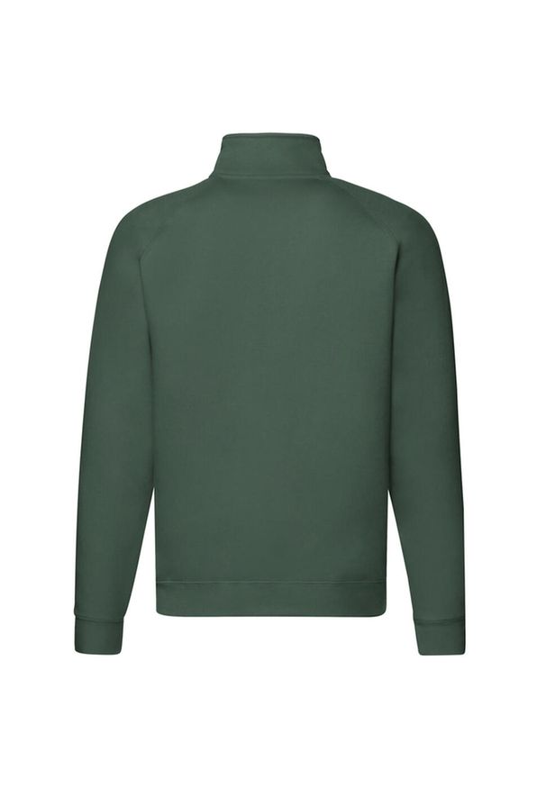 FRUIT OF THE LOOM - Bluza Męska Premium Z Zamkiem Błyskawicznym. Kolor: zielony