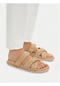 DeeZee Klapki CEO-LB-P2132 Beżowy. Kolor: beżowy. Materiał: skóra #3