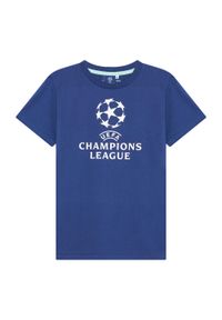CHAMPIONS LEAGUE - koszulka dziecięca Champions League. Kolor: niebieski. Materiał: bawełna